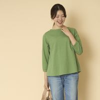 DAYS/コットンボートネック　Ａラインプルオーバー